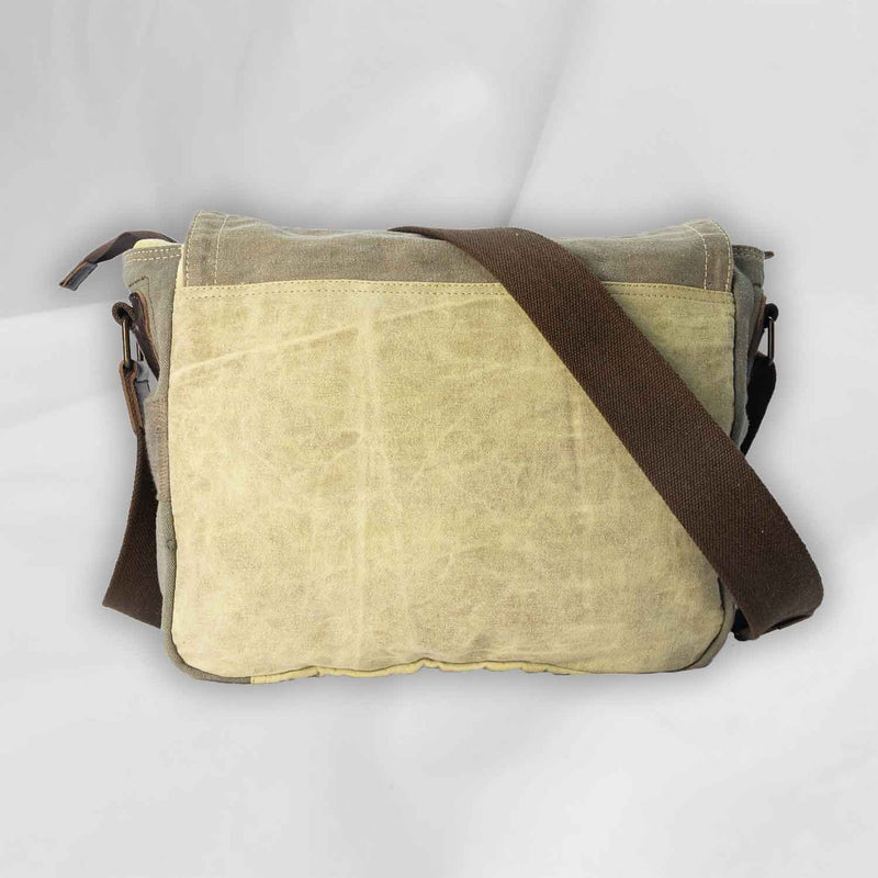 Postina Shoulder Bag "Messenger" Flap Lining "Tent Original