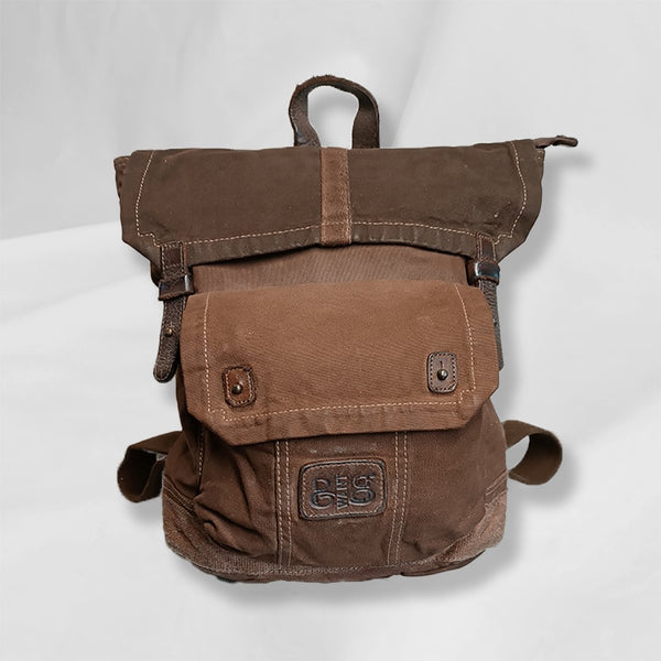 BackPack Flap Zip Tent RAIL Overdye Brown- with Lining