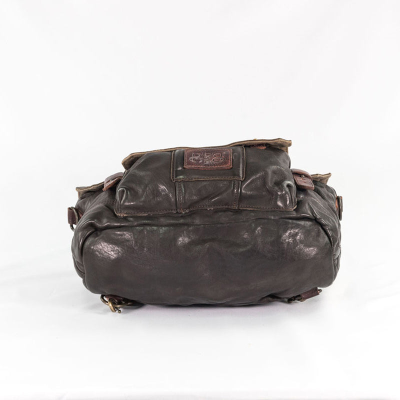 Leather Messenger/BackPack with trimming Tent Original