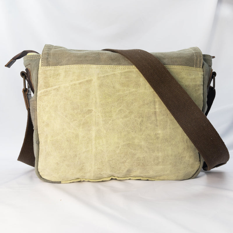 Postina Shoulder Bag "Messenger" Flap Lining "Tent Original
