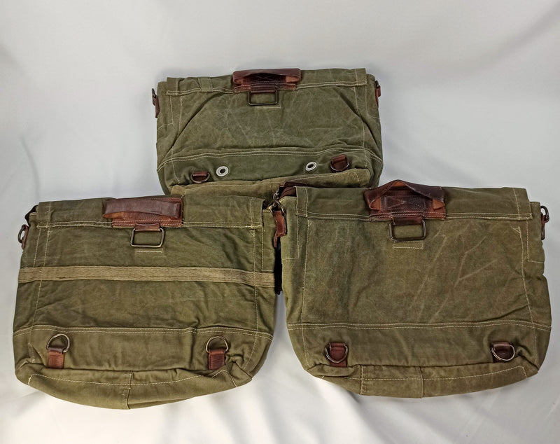 Postina Shoulder Bag with Tent Original Green "Messenger / BackPack" Backpack function